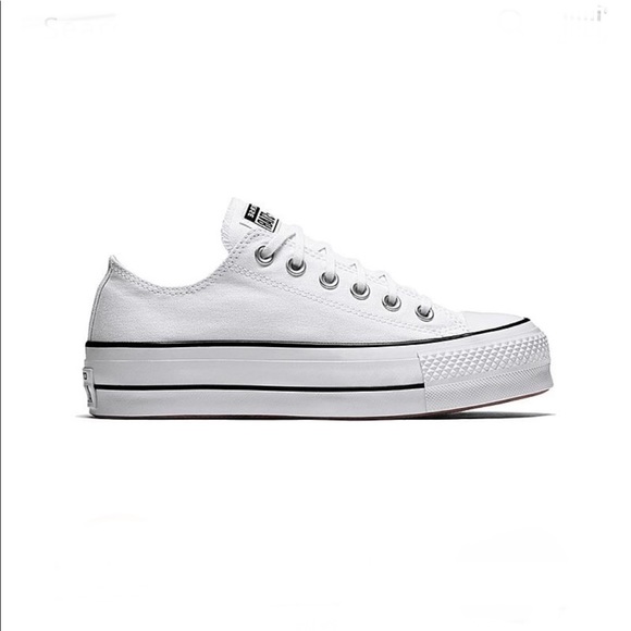 chuck taylor all star platform leather low top